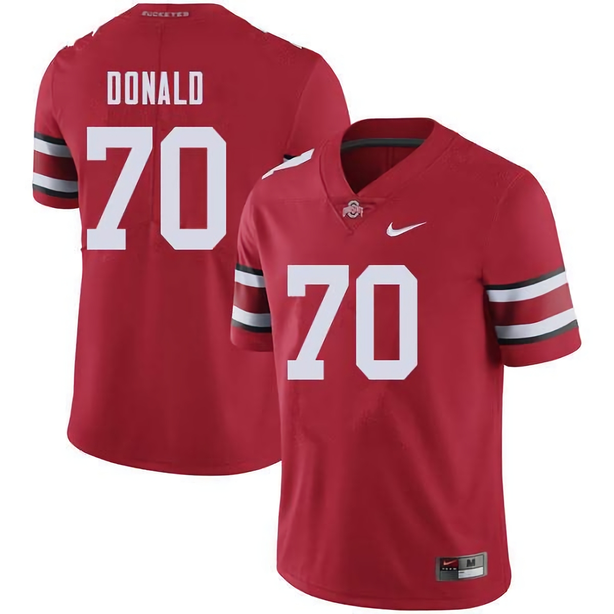 Noah Donald Ohio State Buckeyes Men's NCAA #70 Nike Red College Stitched Football Jersey QRS8356PH